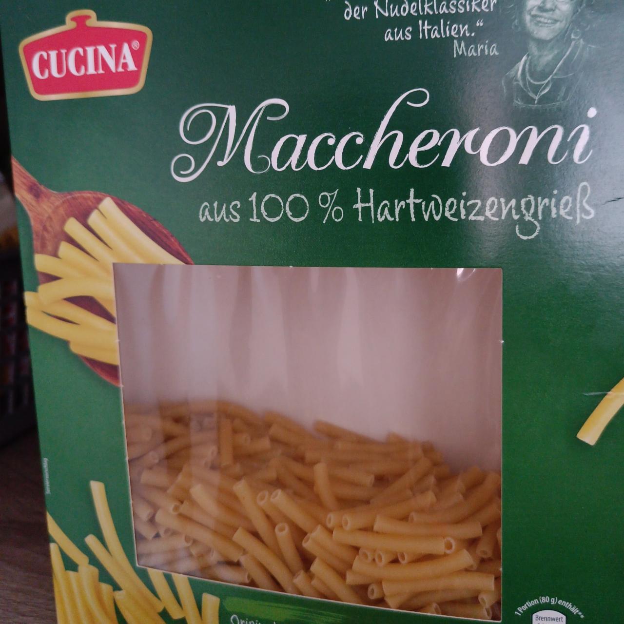 Fotografie - Maccheroni Cucina