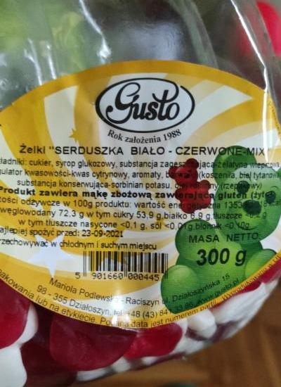 Fotografie - Serduszka Biało-Czerwone Gusto