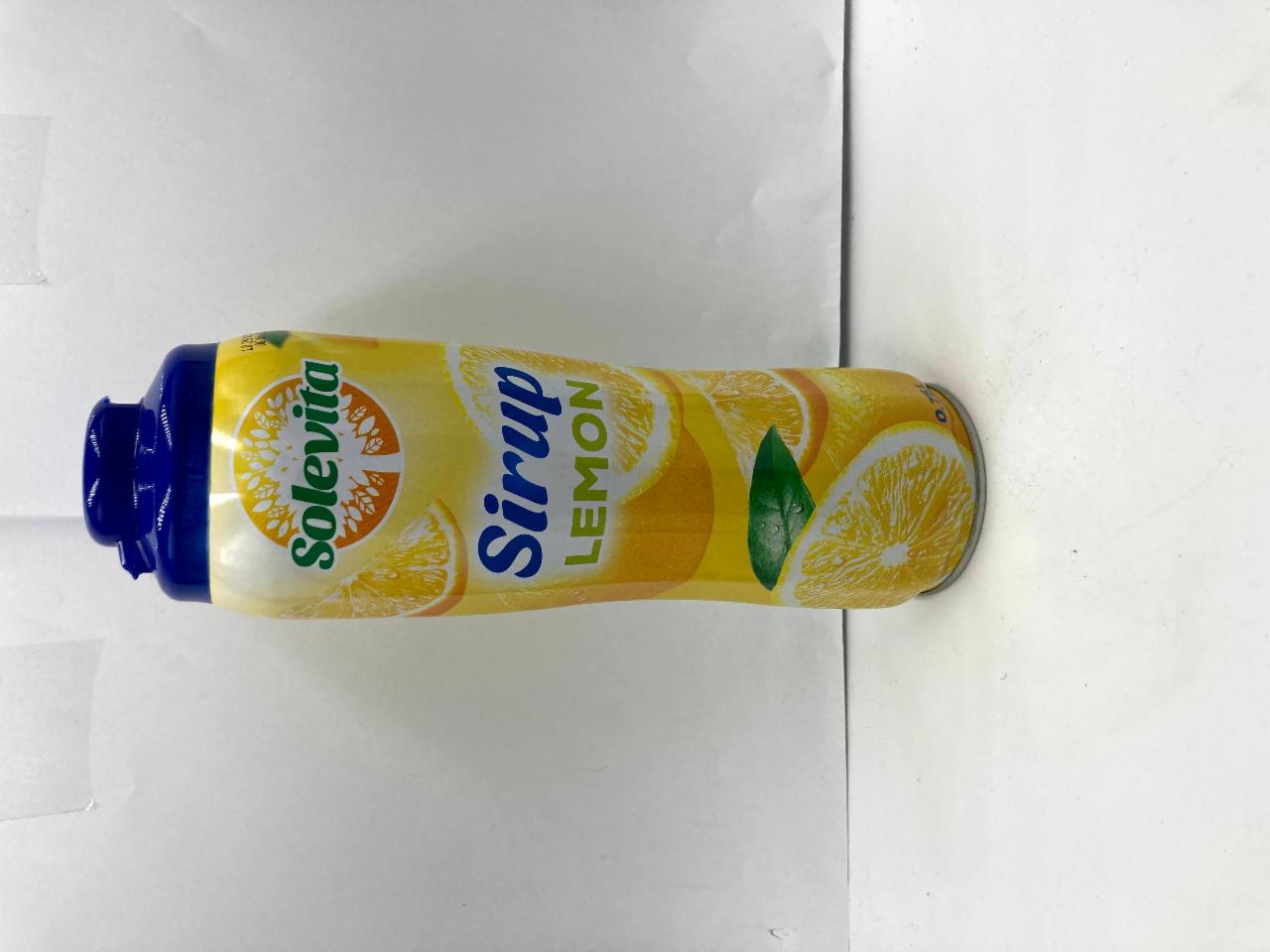 Fotografie - sirup Lemon Solevita