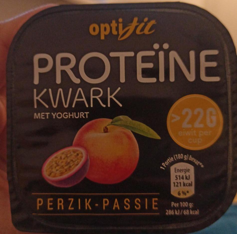 Fotografie - Proteïne Kwark perzik-passie Optifit