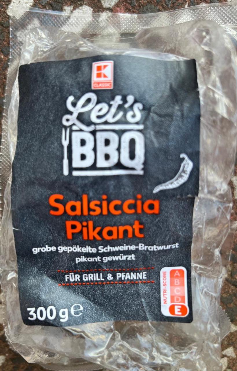 Fotografie - Salsiccia Pikant Let’s BBQ