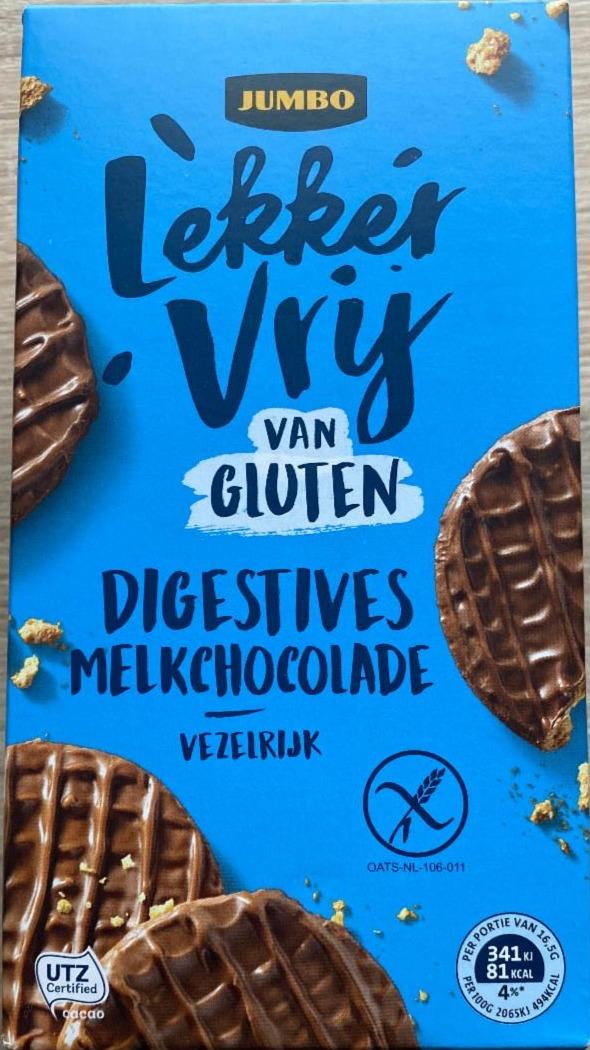 Fotografie - Digestives melkchocolade Jumbo