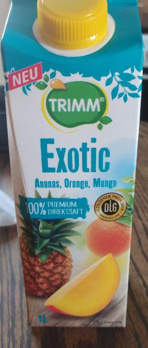 Fotografie - Exotic Ananas, Orange, Mango Trimm