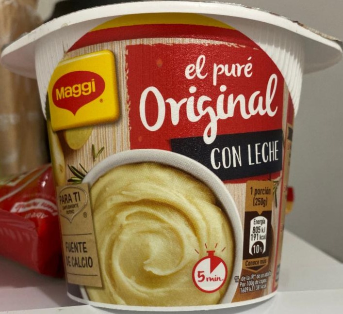 Fotografie - el Puré de patata Original con leche Maggi