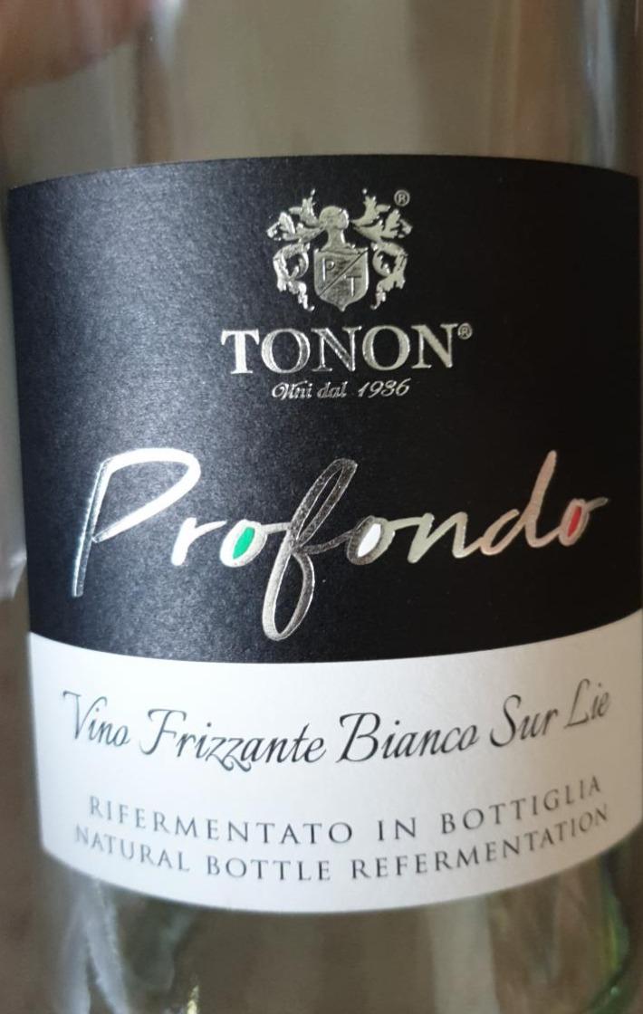 Fotografie - Profondo vino frizzante Bianco Sur Lie Tonon