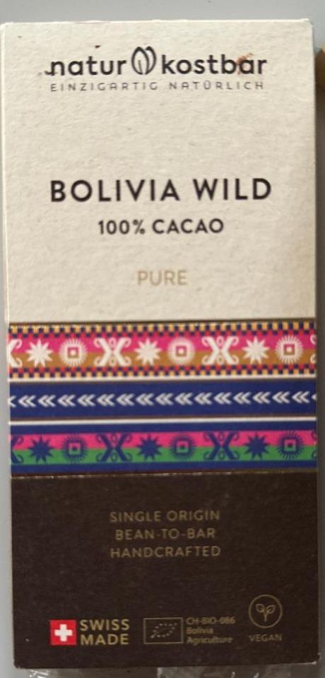 Fotografie - Bolivia wild 100% cacao pure Natur kostbar