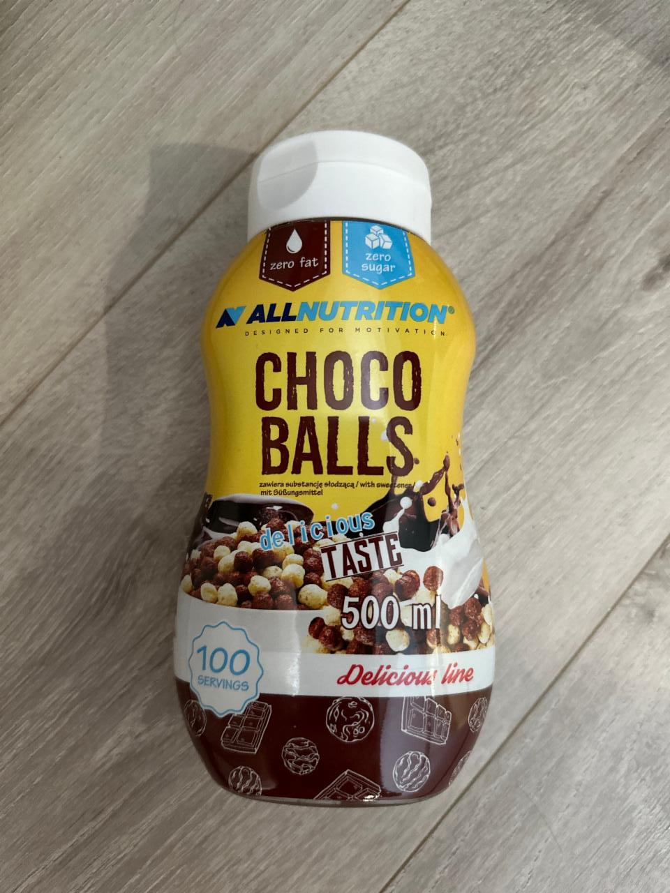 Fotografie - Choco Balls Sugar Free Syrup Allnutrition