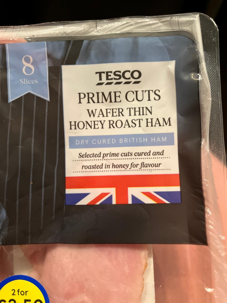 Fotografie - Prime Cuts Wafer thin Honey roast ham Tesco