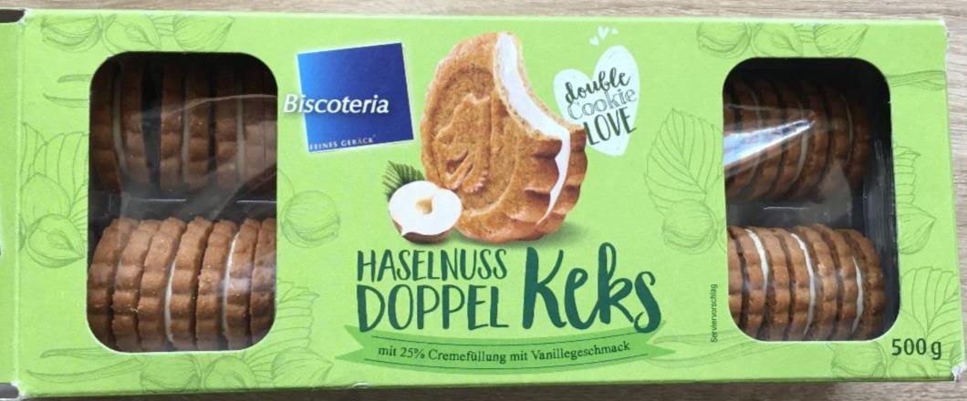 Fotografie - Haselnuss Doppel Keks Biscoteria