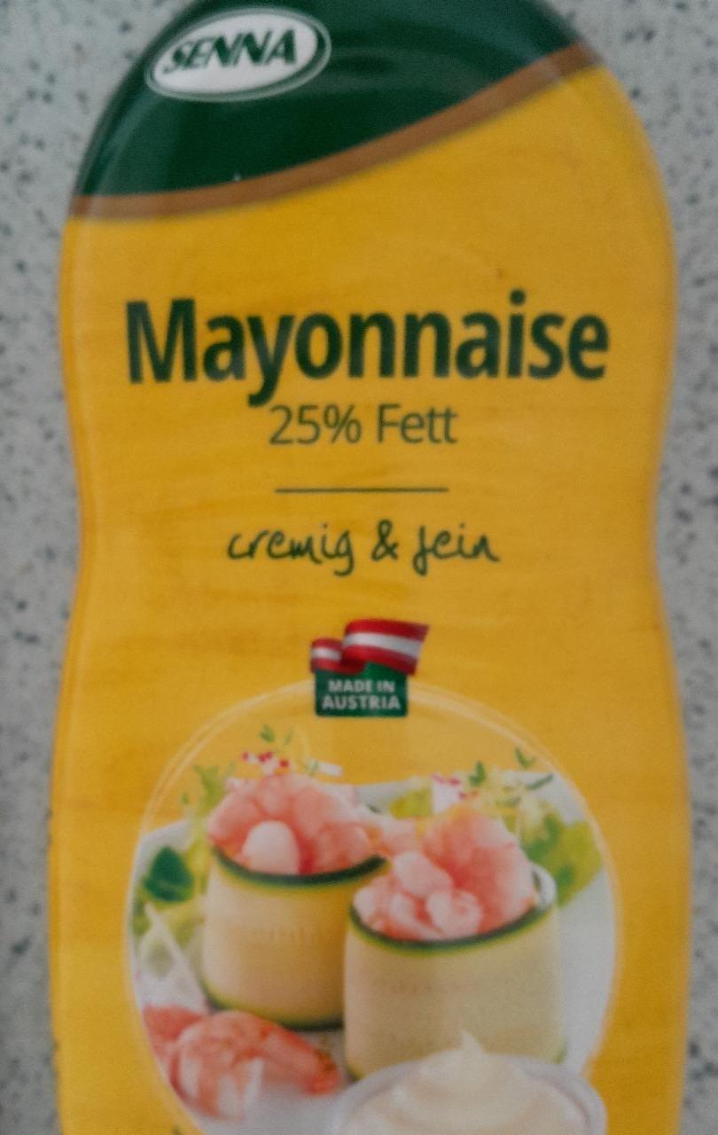 Fotografie - Mayonnaise 25% Fett Senna