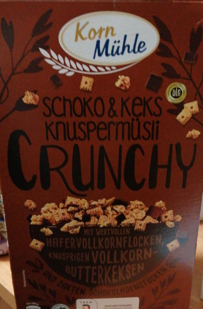 Fotografie - Schoko & Keks Knuspermüsli Crunchy Korn Mühle