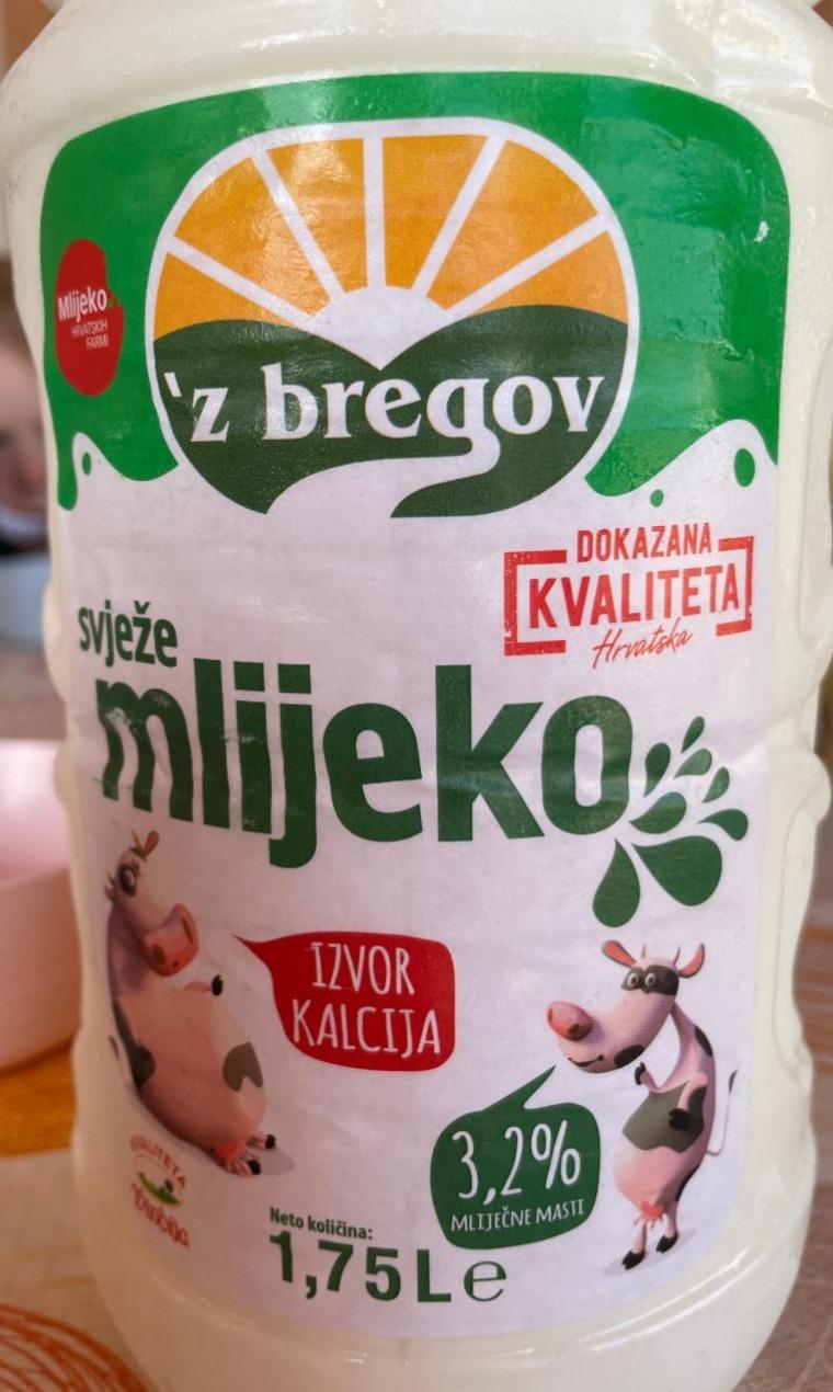 Fotografie - Svježe mlijeko 3,2% 'z bregov