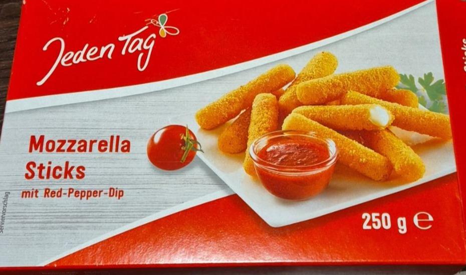 Fotografie - Mozzarella sticks mit red pepper dip Jeden Tag