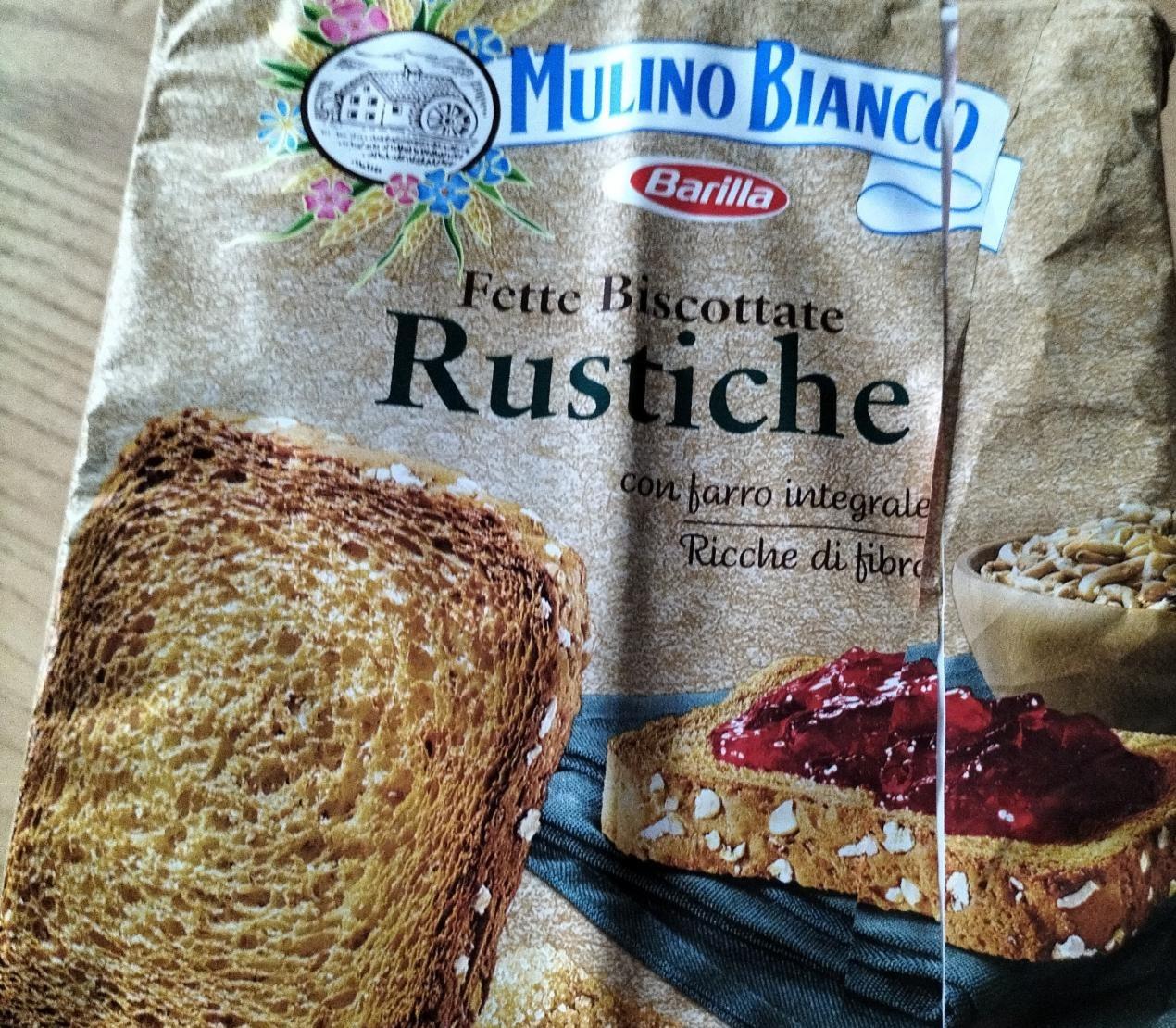 Fotografie - Fette biscottate Rustiche Multino Bianco Barilla