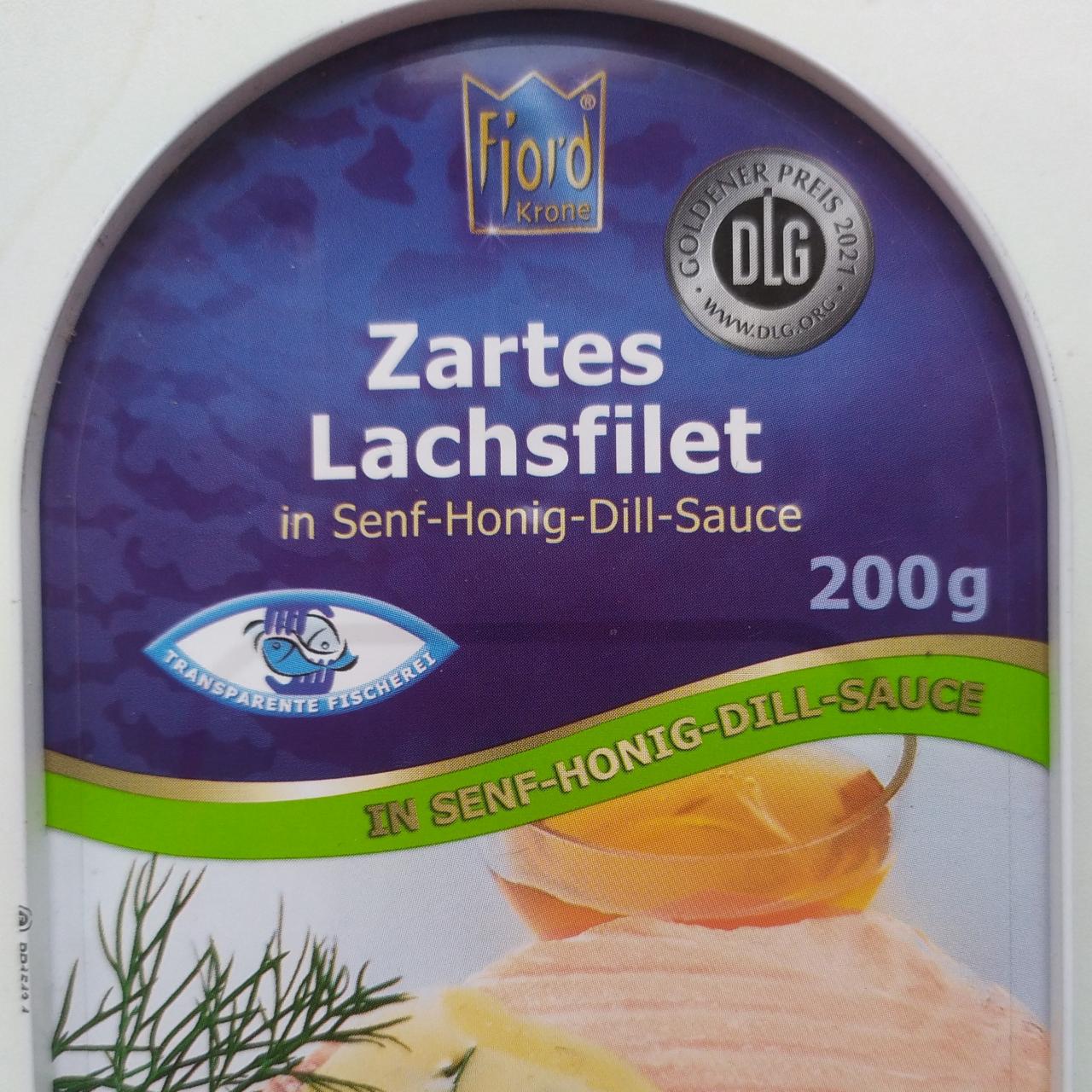 Fotografie - Zartes Lachsfilet in Senf-Honig-Dill-Sauce Fjord Krone