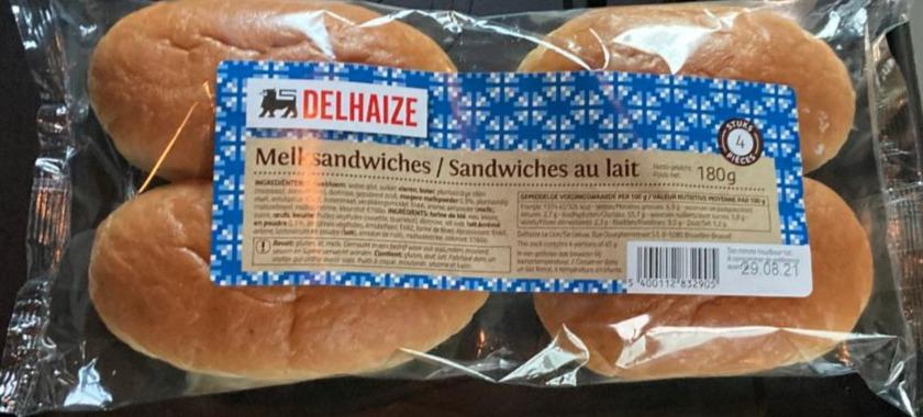 Fotografie - Sandwiches au lait Delhaize