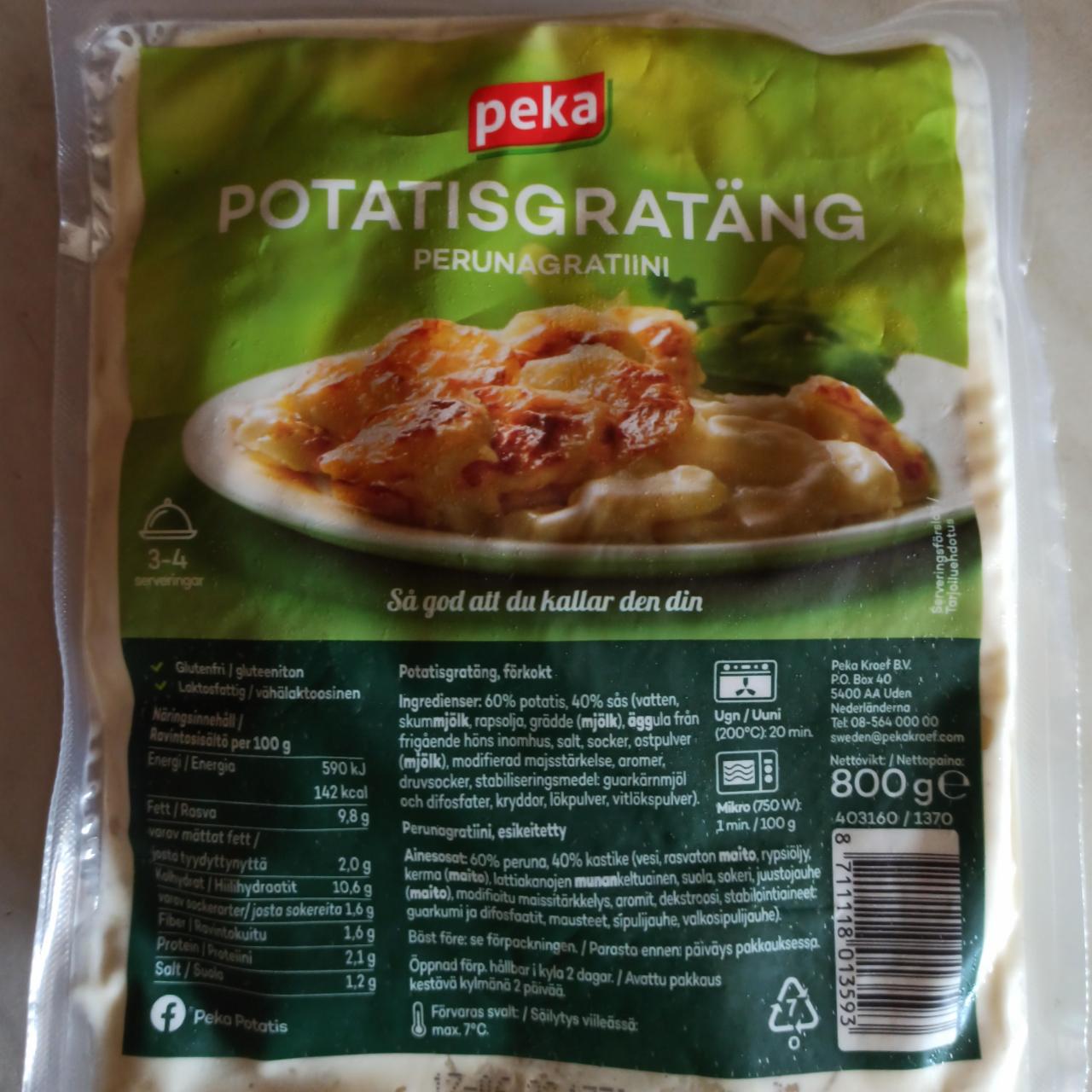 Fotografie - Potatisgratäng Peka