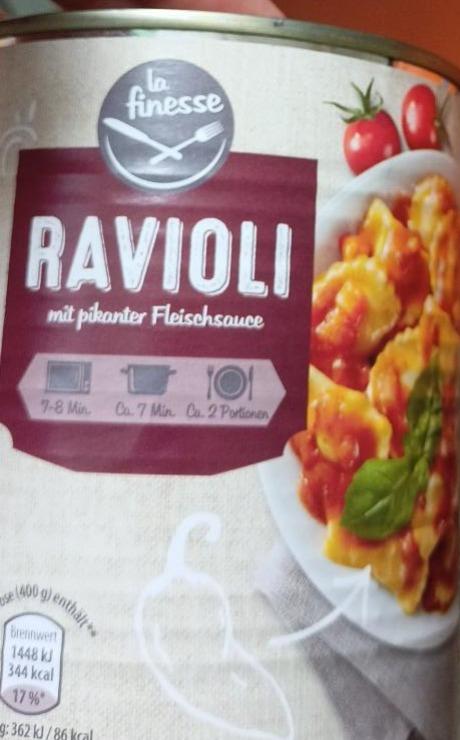 Fotografie - Ravioli mit pikanter Fleischsauce la finesse