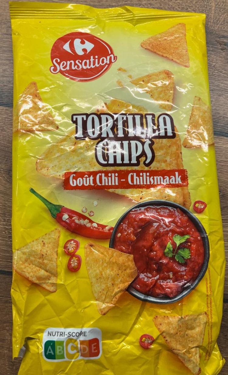 Fotografie - Tortilla Chips Goût Chili Carrefour Sensation