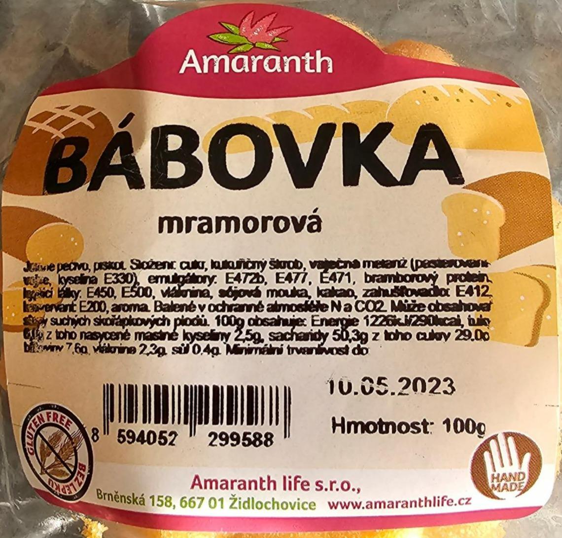 Fotografie - Bábovka mramorová Amaranth