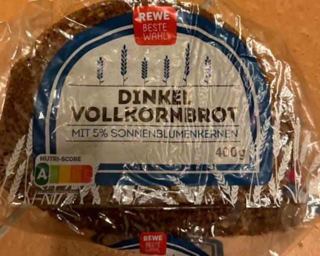 Fotografie - Dinkel Vollkornbrot Rewe beste wahl