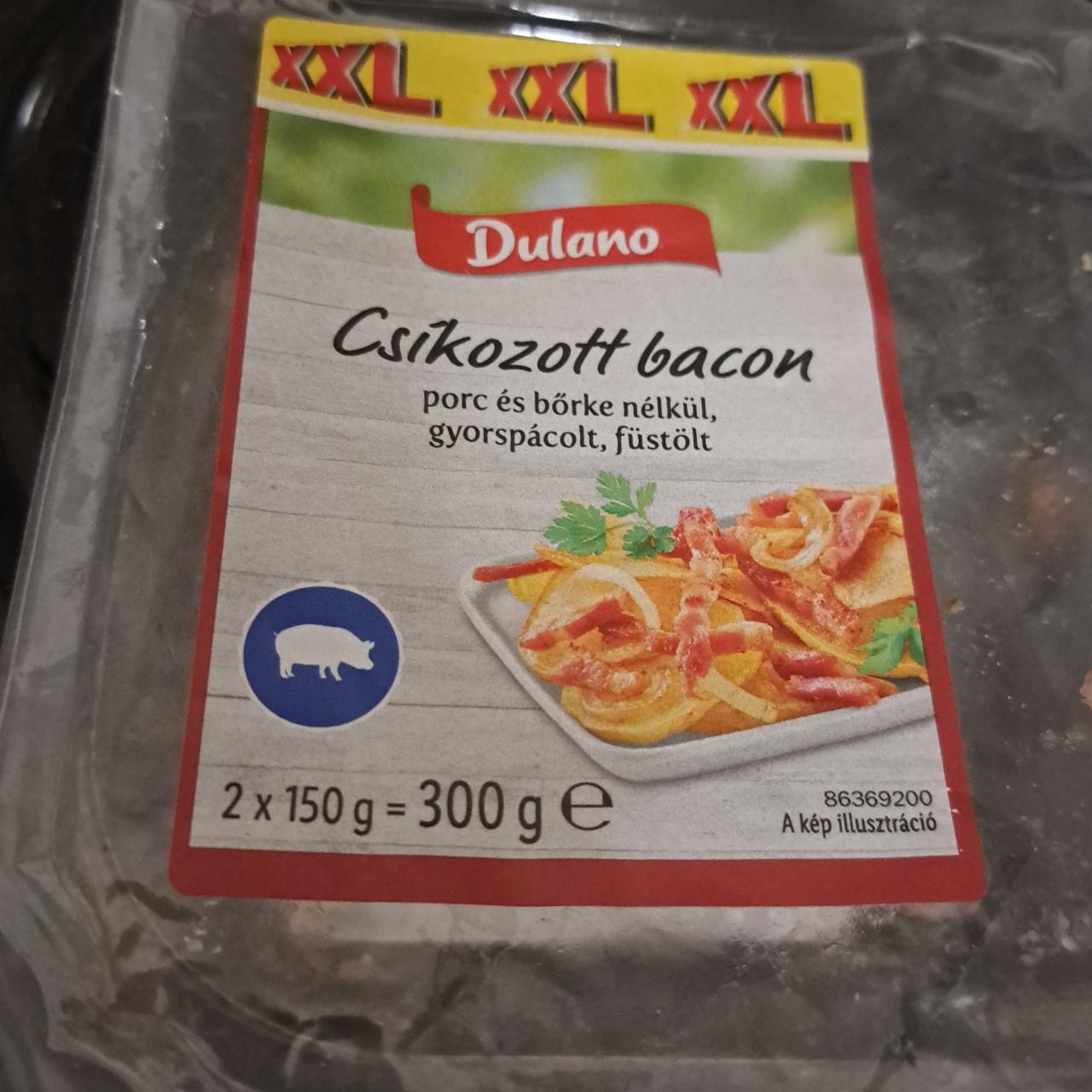 Fotografie - Csíkozott bacon Dulano