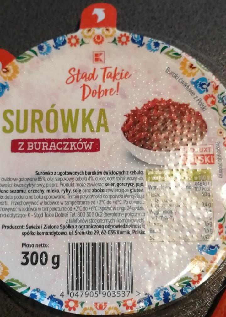 Fotografie - Surówka z buraczków K-Stąd Takie Dobre