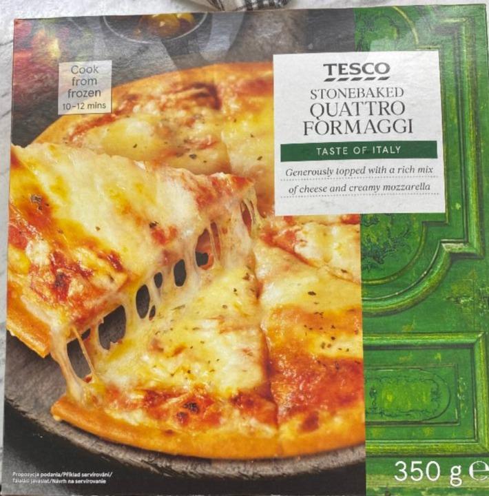 Fotografie - Pizza Quattro Formaggi Stonebaked Tesco