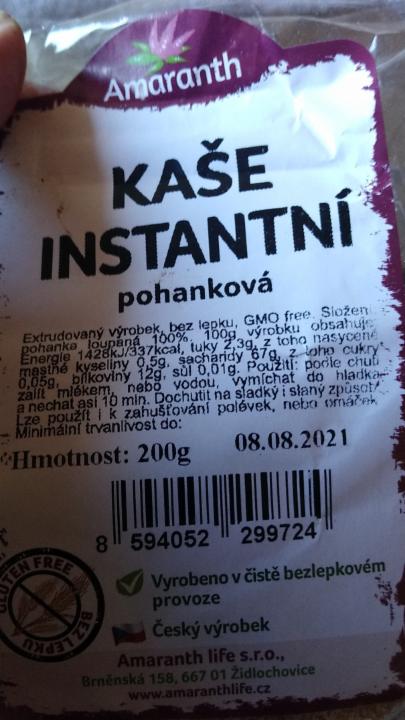 Fotografie - Kaše instantní pohanková Amaranth