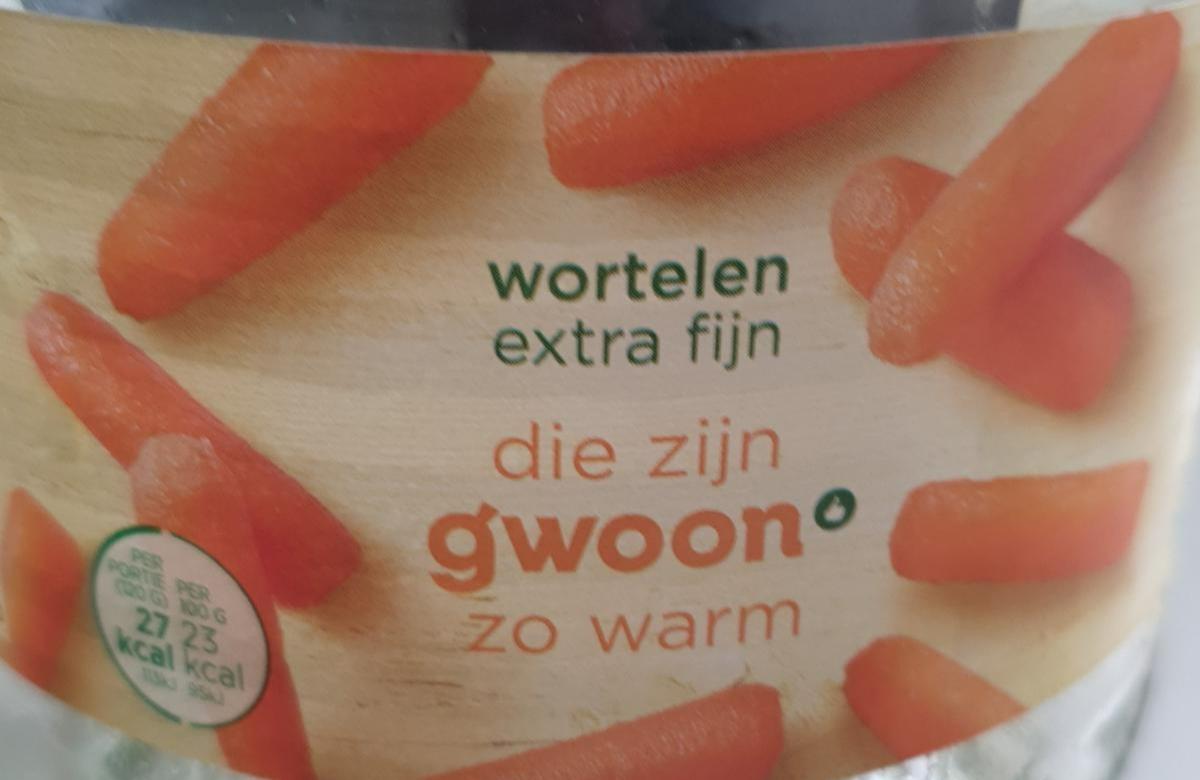 Fotografie - Wortelen extra fijn Gwoon