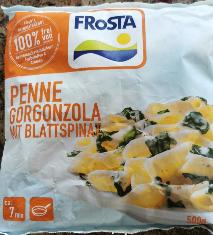 Fotografie - Penne Gorgonzola mit blattspinat FRoSTA