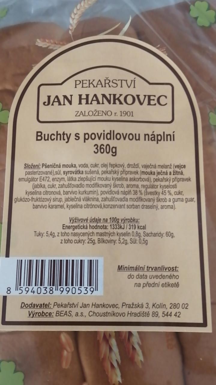 Fotografie - Buchty s povidlovou náplní Pekařství Jan Hankovec