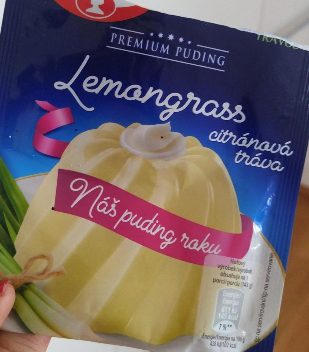 Fotografie - Lemongrass citrónová tráva puding Dr.Oetker