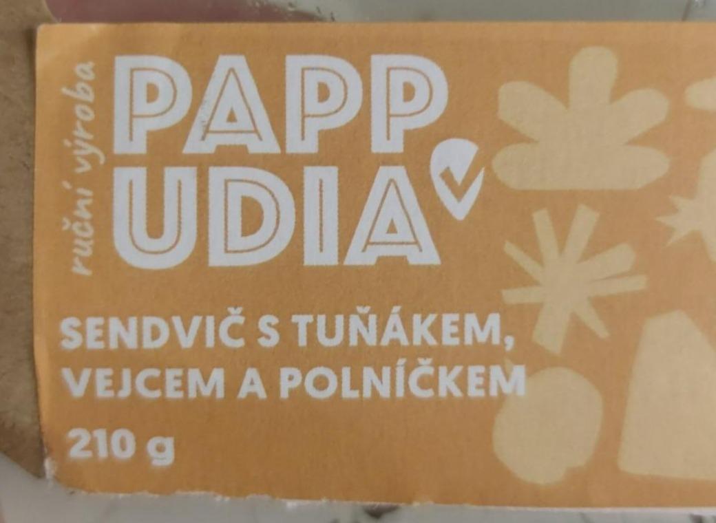 Fotografie - Sendvič s tuňákem, vejcem a polníčkem Pappudia