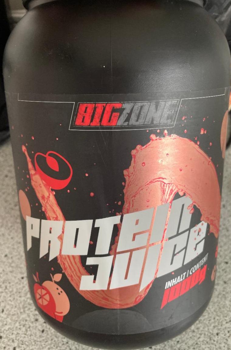 Fotografie - Protein Juice Broskvový čaj BigZone