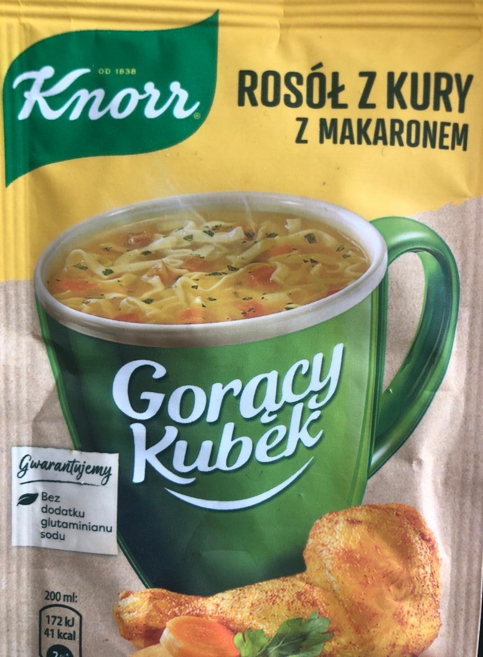 Fotografie - Grochowa z grzankami goracy kubek Knorr