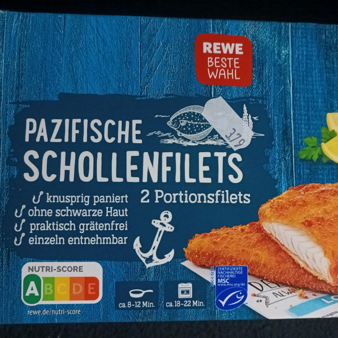 Fotografie - Pazifische Schollenfilets REWE Beste Wahl