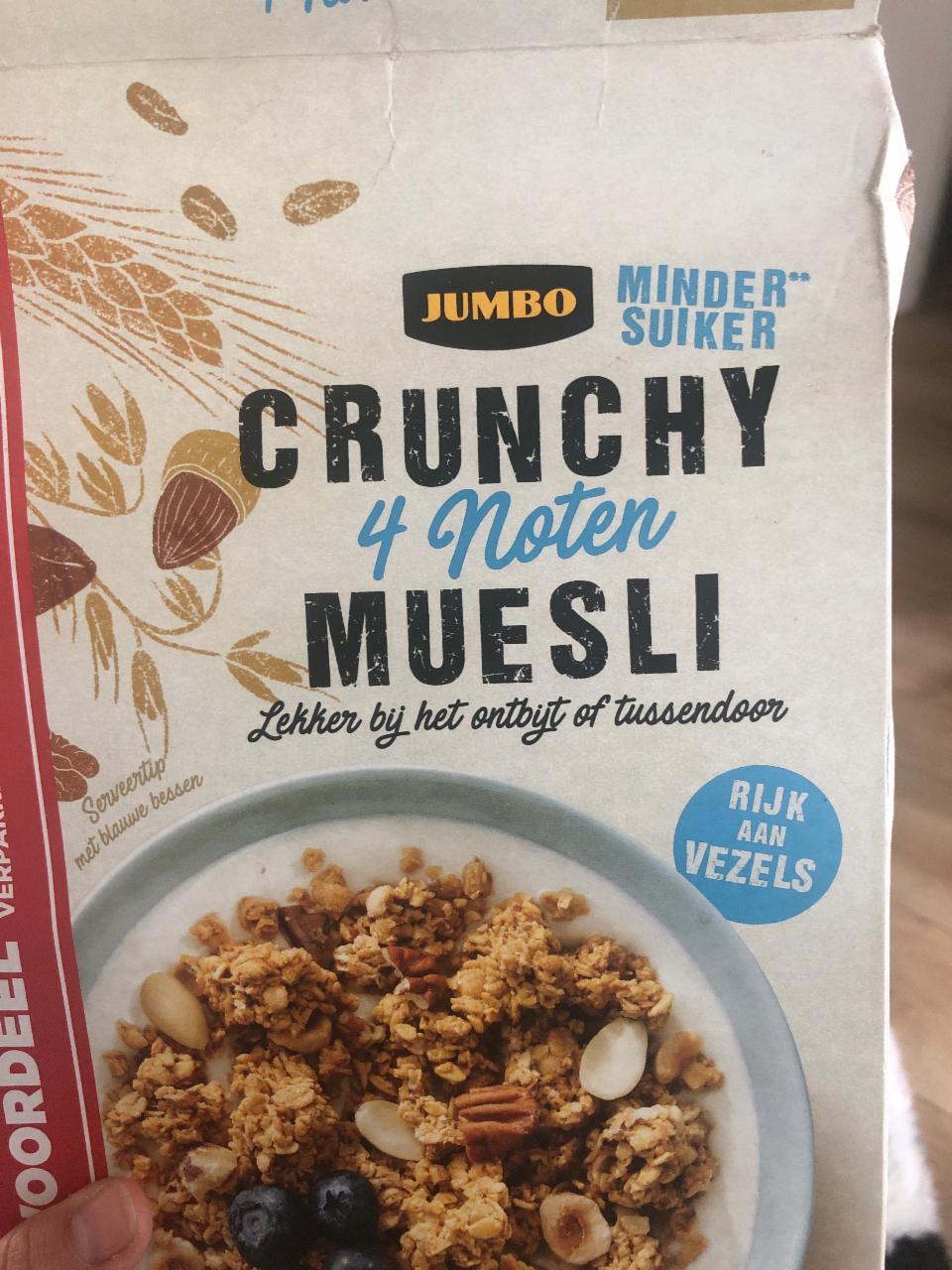 Fotografie - Crunchy 4 noten muesli Jumbo