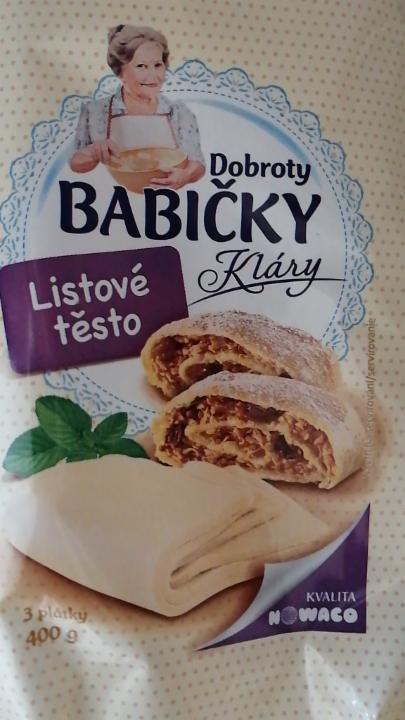 Fotografie - Dobroty babičky Kláry Listové těsto