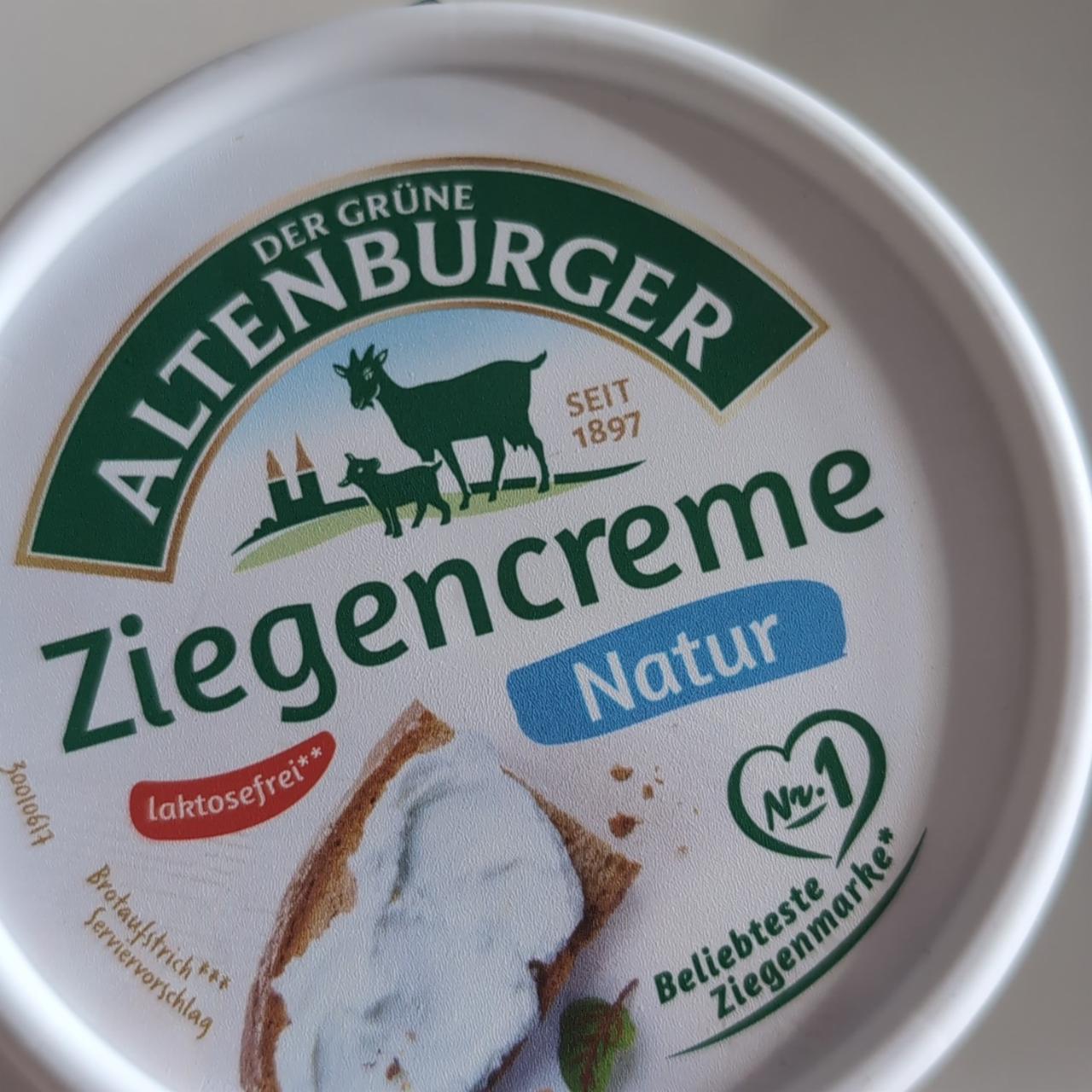 Fotografie - Ziegencreme natur laktosefrei Der Grüne Altenburger