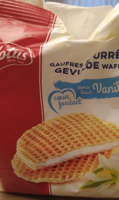 Fotografie - Gaufres fourrées saveur gevulde wafels vanille Lotus