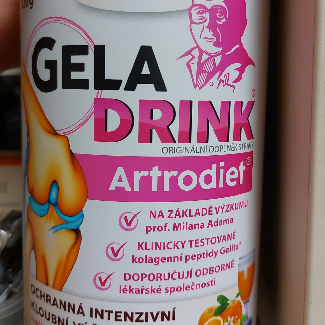 Fotografie - Artrodiet pomeranč GelaDrink