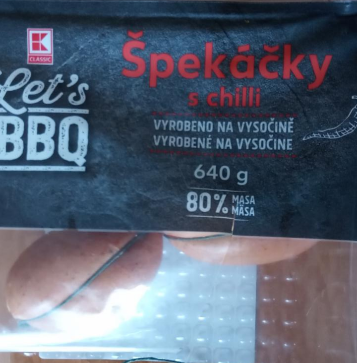 Fotografie - Špekáčky s chilli K-Classic