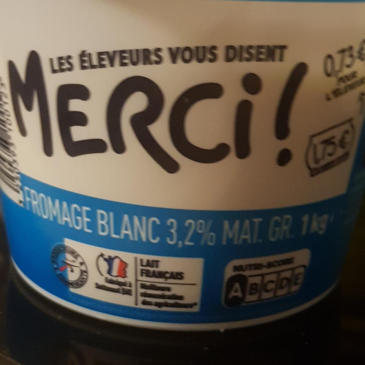 Fotografie - fromage blanc 3,2% Merci!