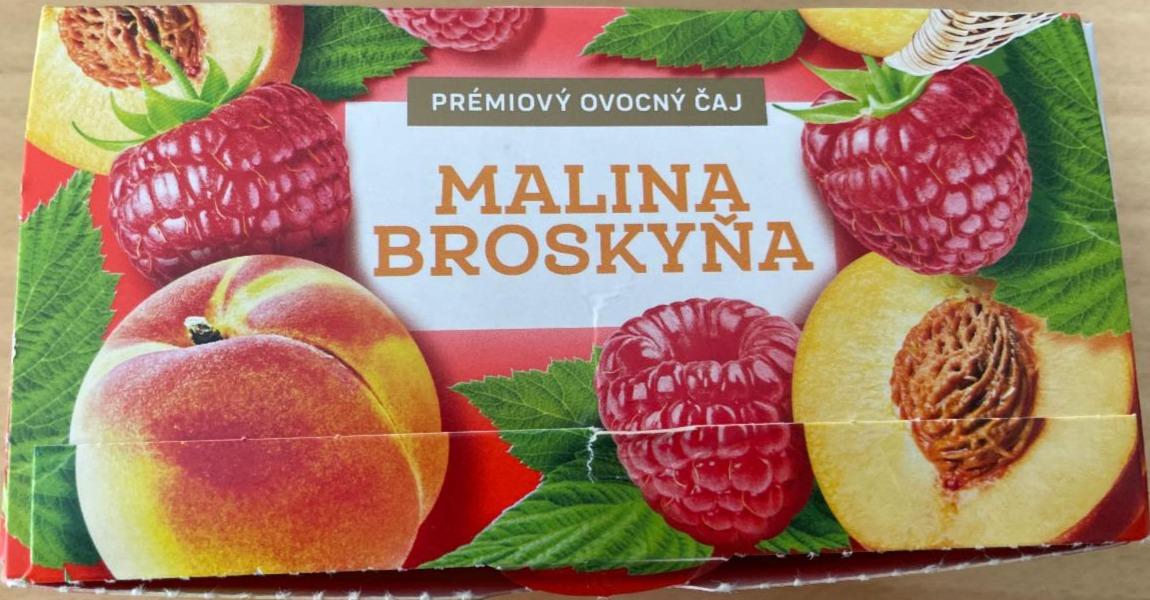 Fotografie - Prémiový ovocný čaj malina broskev Bercoff