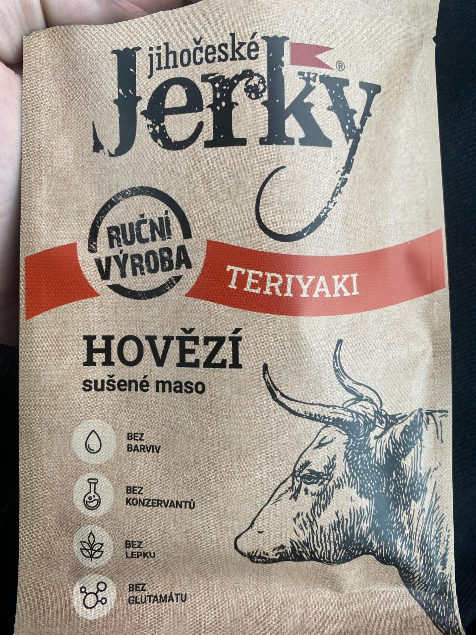 Fotografie - Sušené hovězí maso Teriyaki Jihočeské Jerky