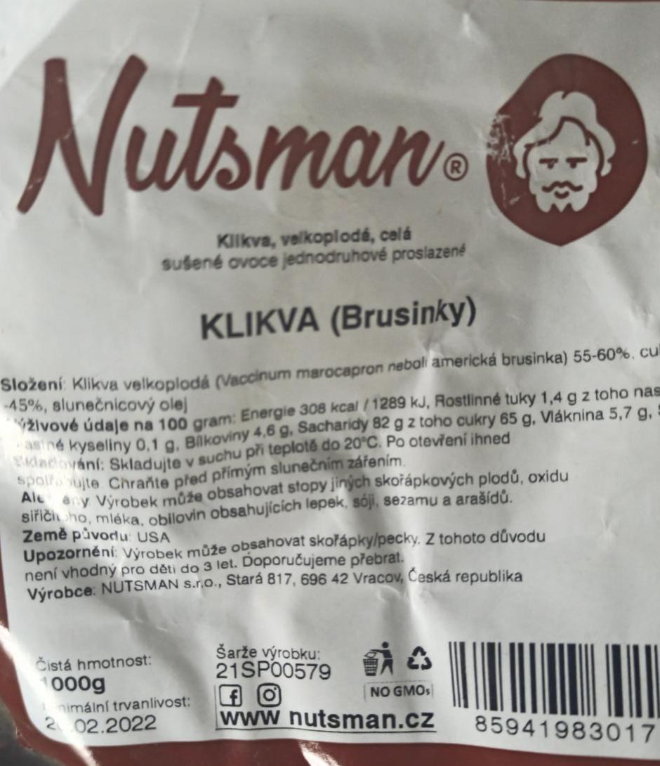 Fotografie - Klikva (brusinky) Nutsman