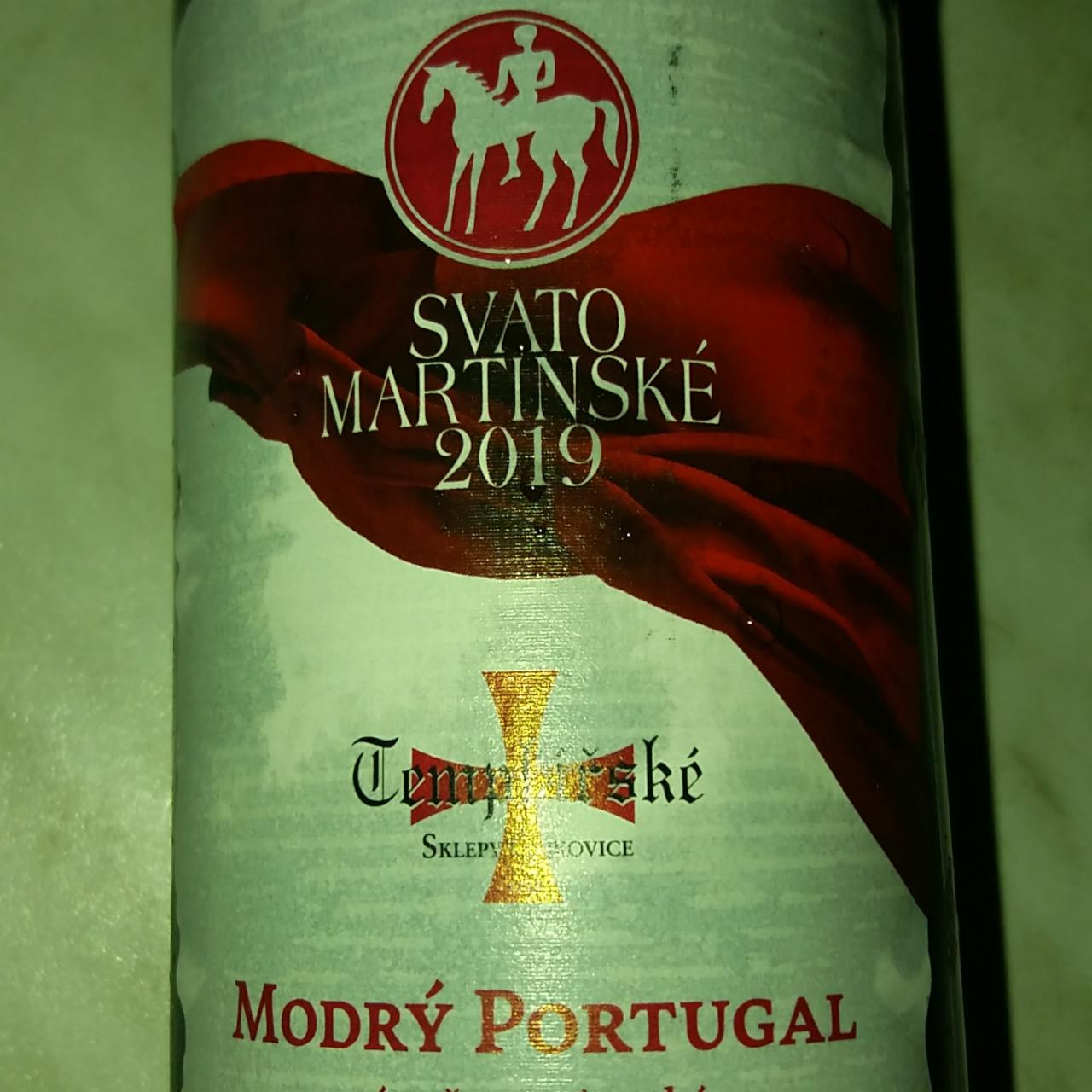 Fotografie - Svatomartinské 2019 Modrý Portugal Templářské sklepy Čejkovice