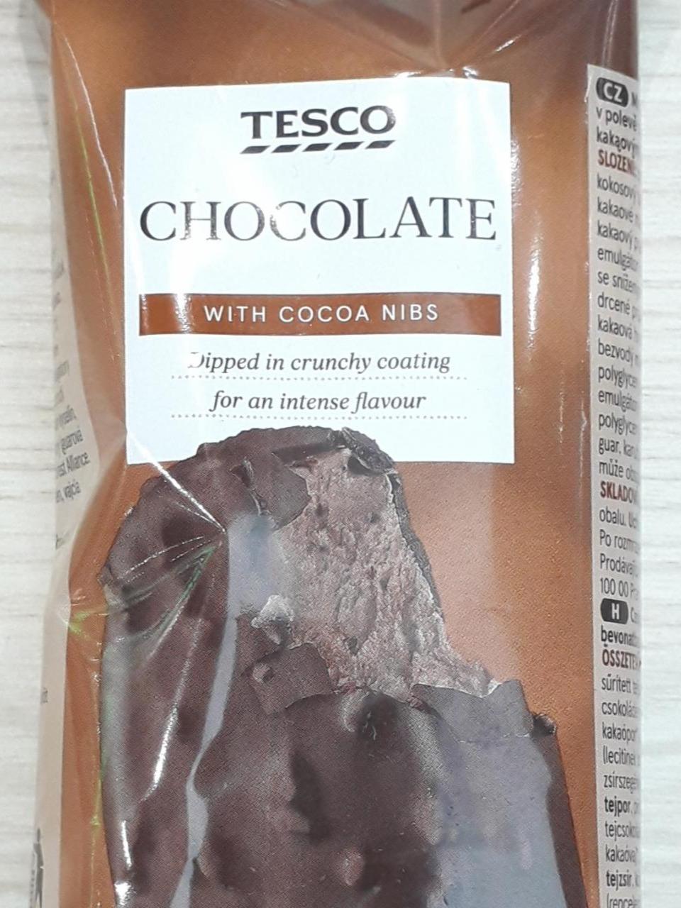 Fotografie - Chocolate with cocoa nibs Tesco