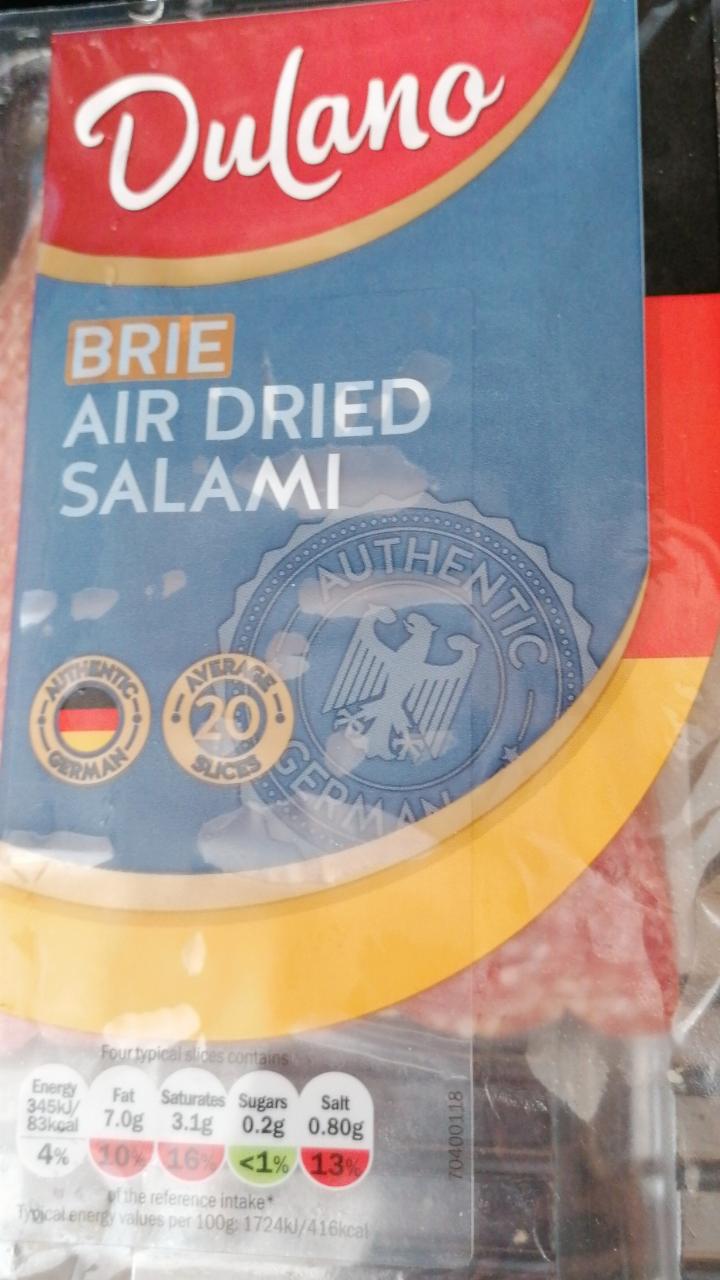 Fotografie - Brie Air Dried Salami Dulano